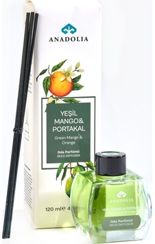 Anadolia Yeşil Mango & Portakal Premium Çubuklu Oda Kokusu 120 ML