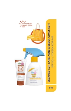 Sebamed Sun Care Anne Bebek Güneş Seti- Plaj Çantası Hediyeli Sebamed Sun Care Anne Bebek Güneş Seti- Plaj Çantası Hediyeli