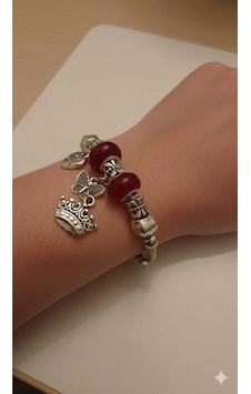 Çelik Charm Bileklik Diğer Çelik Charm Bileklik Diğer