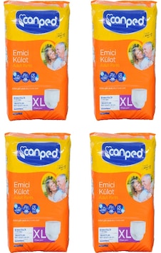 Canped Emici Külot Hasta Bezi XL 4 x 30'lu Canped Emici Külot Hasta Bezi XL 4 x 30'lu