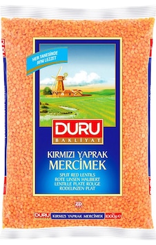 Duru Bakliyat Kırmızı Yaprak Mercimek 1 KG Duru Bakliyat Kırmızı Yaprak Mercimek 1 KG