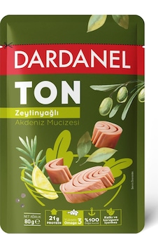 Dardanel Zeytinyağlı Ton Balığı Poşet 80 gr Dardanel Zeytinyağlı Ton Balığı Poşet 80 gr