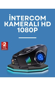Hubrendy Tekno Q28 Kask Kulaklık 1080p Hd Kamera Bluetooth 5.3, Su Geçirmez, Gürültü Azaltma