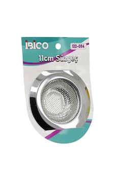 İbico İ22-054 Evye Lavabo Süzgeç 11cm Metal - 12'li Paket Lavabo Sifonu