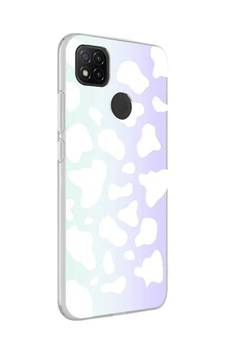 Xiaomi Redmi 9c Kılıf Zore M-blue Desenli Kapak Cow No2 Xiaomi Redmi 9c Kılıf Zore M-blue Desenli Kapak Cow No2