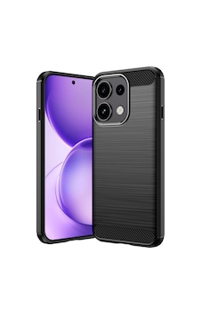 Caseonn Oppo Reno16 F 5g Kılıf Karbon Fiber Desenli Koruyucu Arka Kapak Siyah Caseonn Oppo Reno16 F 5g Kılıf Karbon Fiber Desenli Koruyucu Arka Kapak Siyah