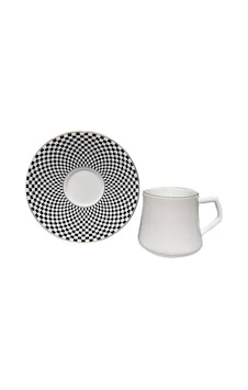 Evaliza Dama Bw 1mm Gold Kahve Fincanı 12'li Çok Renkli Evaliza Dama Bw 1mm Gold Kahve Fincanı 12'li Çok Renkli