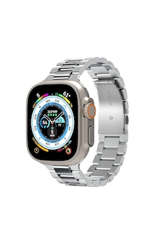 Spigen Apple Watch 49/46/45mm Ultra 3/2/1 / Seri 11/10/9/8/7 İle Uyumlu Kordon Band Modern Fit Klasik Saat Tipi Çelik Gümüş Kayış Amp06356 - Silver Spigen Apple Watch 49/46/45mm Ultra 3/2/1 / Seri 11/10/9/8/7 İle Uyumlu Kordon Band Modern Fit Klasik Saat Tipi Çelik Gümüş Kayış Amp06356 - Silver