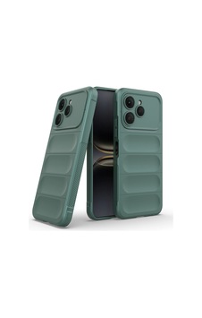 Tecno Spark 40 Kılıf Esnek Tpu Oyuklu Arka Yüzey Tasarımlı Zore Etnik Silikon Kapak Koyu Yeşil Tecno Spark 40 Kılıf Esnek Tpu Oyuklu Arka Yüzey Tasarımlı Zore Etnik Silikon Kapak Koyu Yeşil