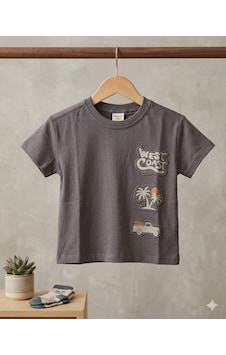 Babydoll T-shirt Divo Gri
