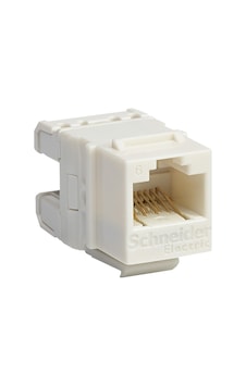 Schneider Electric ETK45141 Cat6 Keystone Jack Data Konnektörü Schneider Electric ETK45141 Cat6 Keystone Jack Data Konnektörü