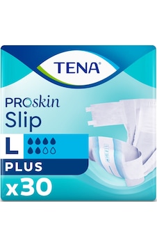Tena Proskin Slip Plus 6 Damla Belbantlı Hasta Bezi Büyük Boy L 3 x 30'Lu 90 Adet