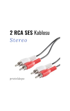 IRENIS 2 RCA Ses (Audio) Kablosu 50 cm IRENIS 2 RCA Ses (Audio) Kablosu 50 cm
