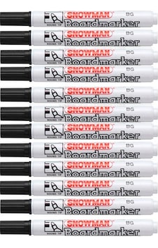 Snowman Bg-12 S Tahta Kalemi Siyah - 12 Adet Snowman Bg-12 S Tahta Kalemi Siyah - 12 Adet
