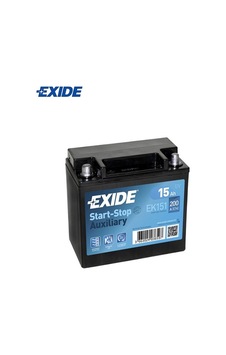 Exıde EK151 15 Ah Akü Auxılıary 200 A (En) (Start-Stop) 150*90*145 Ters Exıde EK151 15 Ah Akü Auxılıary 200 A (En) (Start-Stop) 150*90*145 Ters