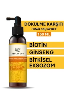 Ashley Joy Bitkisel Eksozom & Biotin Içerikli Dökülme Karşıtı Tonik Saç Spreyi 150 Ml