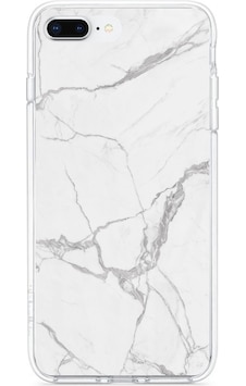 Apple Uyumlu iPhone 7 Plus Ve 8 Plus Gri Mermer Baskılı Silikon Kılıf Renkli Apple Uyumlu iPhone 7 Plus Ve 8 Plus Gri Mermer Baskılı Silikon Kılıf Renkli