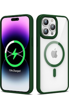 Apple Uyumlu iPhone 14 Pro Max Uyumlu Magsafe Wireless Şarj Özellikli Silikon Zore Ege Kılıf-koyu Yeşil Koyu Yeşil - Apple Uyumlu iPhone 14 Pro Max Uyumlu Magsafe Wireless Şarj Özellikli Silikon Zore Ege Kılıf-koyu Yeşil Koyu Yeşil -