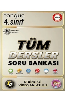 Tonguç Yayınları 4. Sınıf Tüm Dersler Soru Bankası Tonguç Yayınları 4. Sınıf Tüm Dersler Soru Bankası