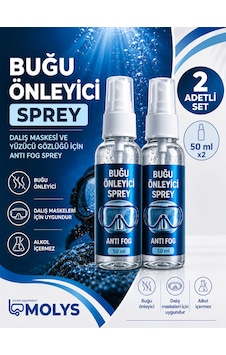 Anti Fog Sprey 50 Ml X 2 - Dalış Maskesi Ve Yüzücü Gözlüğü Buğu Önleyici - Alcohol Free Şeffaf Anti Fog Sprey 50 Ml X 2 - Dalış Maskesi Ve Yüzücü Gözlüğü Buğu Önleyici - Alcohol Free Şeffaf