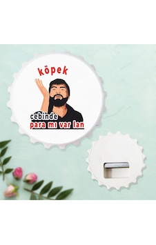 Cebinde Para Mı Var Lan Köpek Tasarımlı Kapak Şekilli Açacak Magnet Cebinde Para Mı Var Lan Köpek Tasarımlı Kapak Şekilli Açacak Magnet