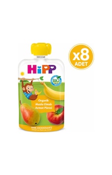 Hipp Organik Muzlu Elmalı Armut Püresi 100 G 8'li Paket Hipp Organik Muzlu Elmalı Armut Püresi 100 G 8'li Paket