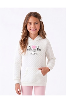 Onloox Kız Çocuk Ekru Kız Çocuk Ekru Kapitone Pamuklu Kapüşonlu Uzun Kollu Nakışlı Kanguru Cep Sweatshirt 8-14 Yaş Onloox Kız Çocuk Ekru Kız Çocuk Ekru Kapitone Pamuklu Kapüşonlu Uzun Kollu Nakışlı Kanguru Cep Sweatshirt 8-14 Yaş