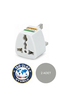 Seyahat Adaptörü, Priz Çevirici 150 Ülke Uyumlu Universal 2/3 Uçlu 2 Adet Priz Dönüştürücü Seyahat Adaptörü, Priz Çevirici 150 Ülke Uyumlu Universal 2/3 Uçlu 2 Adet Priz Dönüştürücü
