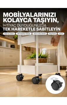 4 Lü Kilitli Tekerlek Ayak 4 Cm Sessiz Ve Dayanıkl Cmayak-7-93d3e Diğer 4 Lü Kilitli Tekerlek Ayak 4 Cm Sessiz Ve Dayanıkl Cmayak-7-93d3e Diğer