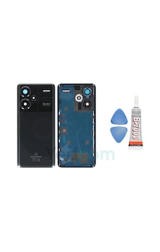Xiaomi Redmi Note 13 Pro Plus 5g Siyah Kamera Camlı Arka Cam Batarya Pil Kapağı Telefon Arka Kapak Xiaomi Redmi Note 13 Pro Plus 5g Siyah Kamera Camlı Arka Cam Batarya Pil Kapağı Telefon Arka Kapak