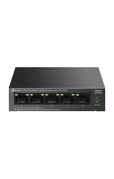 Tp-lınk Ls105lp, Green Tech, 5 Port, Megabit, 4 Port Poe 41w, Metal Kasa, Yönetilemez, Masaüstü Switch