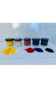 Renk Pigmenti Epoksi Tozu SiyahKırmızıMavi Sarı Beyaz 100 G Renk Pigmenti Epoksi Tozu SiyahKırmızıMavi Sarı Beyaz 100 G