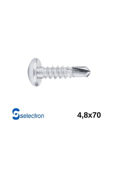 Selectron 4,8 X 70 Yıldız Silindir Başlı Matkap Uçlu Vida 300 Ad. Selectron 4,8 X 70 Yıldız Silindir Başlı Matkap Uçlu Vida 300 Ad.