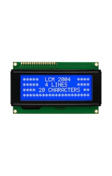 20x4 Mavi Arka Aydınlatmalı Karakter Lcd Ekran 5v 20x4 Mavi Arka Aydınlatmalı Karakter Lcd Ekran 5v