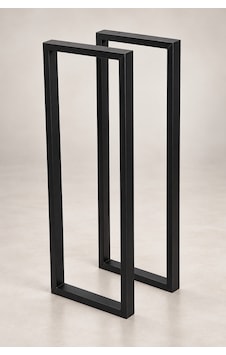 Metal Bar Masası Dresuar Konsol Çok Amaçlı Masa Ayağı 2 Adet Ayak 87 Cm Mobilya Ayağı Siyah