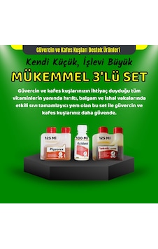 Royal Güvercin Kafes Kuşları Ve Kanatlılar İçin Mükemmel Üçlü Set Acidoral Pigeorex Pantonic Royal Güvercin Kafes Kuşları Ve Kanatlılar İçin Mükemmel Üçlü Set Acidoral Pigeorex Pantonic