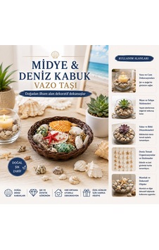 Yuvarlak Ahşap Sepet Renkli Mix Midye - Deniz Kabuk Vazo Taşı 5705 Çok Renkli Yuvarlak Ahşap Sepet Renkli Mix Midye - Deniz Kabuk Vazo Taşı 5705 Çok Renkli