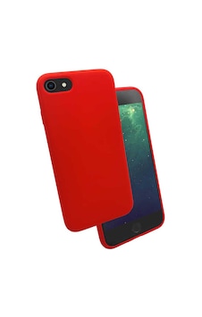 Apple Uyumlu iPhone 7 Plus Kılıf Zore Silk Silikon Kırmızı Apple Uyumlu iPhone 7 Plus Kılıf Zore Silk Silikon Kırmızı