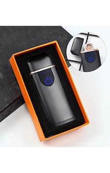 Delux Serisi Yeni Nesil Modern Aksesuar Erkek Arkadaş E - 2 Usb Şarjlı Elektronik Çakmak - Siyah