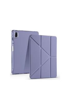 Aksesuarcim Huawei Matepad 11 2021/2023 İle Uyumlu Kılıf Silikon Yumuşak Kalem Bölmeli Esnek 4 Farklı Stand Olabilen Tablet Kılıfı Mor Sku: Zeusb0hclcsv8p Arka Kapak