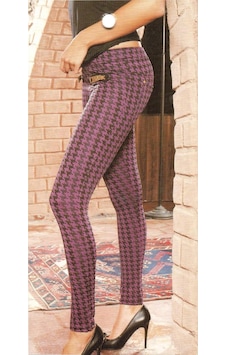 Mad Women Lingerie Mad Women 711 - Kadın %60 Pamuklu Cotton Fermuar Detaylı & Arka Cepli Ekstra Dayanıklı Uzun Tayt Mor
