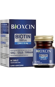 Bioxcin Biotin 5000 Mg Çinko 15 Mg 60 Tablet