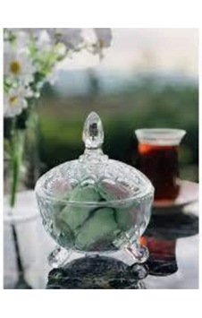 Kristal Şekerlik Desenli Ayaklı Royaleks-81196 Renkli Kristal Şekerlik Desenli Ayaklı Royaleks-81196 Renkli