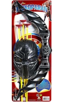 Oyuncak Maskeli Ok Yay Seti Tozkoparan Ok Yay Spor Oyuncakları Oyuncak Maskeli Ok Yay Seti Tozkoparan Ok Yay Spor Oyuncakları