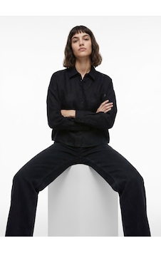 Jeep Siyah Kadın %100 Keten Loose Fit Gömlek J6sl-gml7066 Jeep Siyah Kadın %100 Keten Loose Fit Gömlek J6sl-gml7066