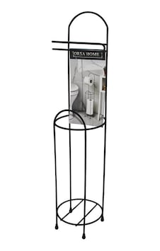 Orsa-976 Siyah & Metal Ayaklı Wc Kağıtlık Yedekli - 6'li Paket Orsa-976 Siyah & Metal Ayaklı Wc Kağıtlık Yedekli - 6'li Paket