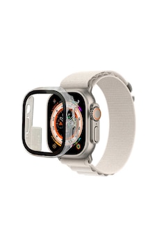 Apple Uyumlu Watch Ultra 49mm Full Kasa Korumalı Ekran Koruyucu Apple Uyumlu Watch Ultra 49mm Full Kasa Korumalı Ekran Koruyucu