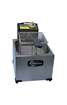 Armeka 3 L 2500 W Tek Hazneli Elektrikli Kapaklı Fritöz Armeka 3 L 2500 W Tek Hazneli Elektrikli Kapaklı Fritöz