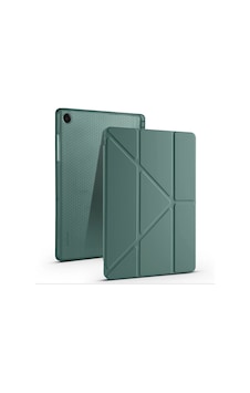 Galaxy Uyumlu  Tab A11 Plus Kılıf Zore Tri Folding Kalem Bölmeli Standlı Kılıf Klasik