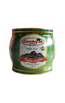 Karabacak Jumbo Yağlı Sele Siyah Zeytin Teneke 2 KG Karabacak Jumbo Yağlı Sele Siyah Zeytin Teneke 2 KG